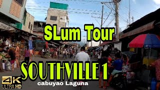 Exploring SouthVille 1 SLum Tour 4K [upl. by Aihsei124]