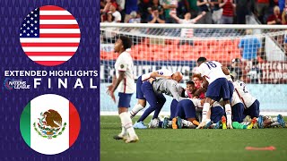 USA vs Mexico Extended Highlights  Concacaf Nations League Final  CBS Sports Golazo [upl. by Lurline]