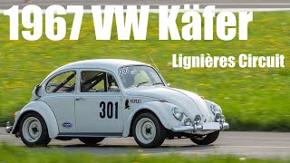 1967 VW Beetle on a Trackday on Circuit de Lignières [upl. by Malliw]