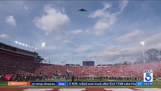 Air Force grounds entire B2 fleet ahead of traditional Rose Bowl flyover [upl. by Pail]