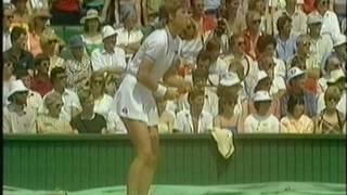 1984 Wimbledon SF Chris Evert Hana Mandlikova 24 [upl. by Severen]