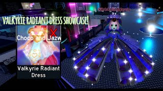 VALKYRIE RADIANT DRESS SHOWCASE IN RH Royale High [upl. by Leboff333]