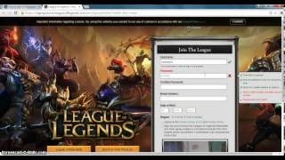 problem fixed How to sign up in LOL league of legends [upl. by Alenoel]