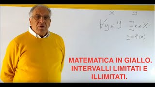 INTERVALLI LIMITATI E ILLIMITATI AMPLIAMENTO DEI NUMERI REALIMATEMATICA IN GIALLO 14 [upl. by Alberik]