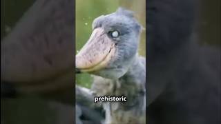 shoebill stork the modern dinosaur wildlifefacts facts fascinatingwildlife animals wildlife [upl. by Yentrac]