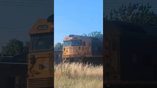 Tocumwal Grain Train passing through Congupna in Regional Victoria train moving railway [upl. by Lisetta508]