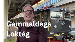 Gammaldags loktåg från Stockholm till Oslo [upl. by Darya292]