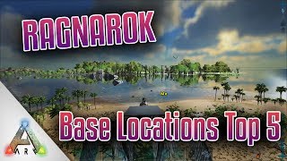 Ark Ragnarok Base Locations  TOP 5 PVE Standorte  GermanDeutsch [upl. by Scot947]