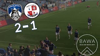 OLDHAM VS CRAWLEY VLOG LAST MINUTE WINNER amp PENALTY SAVE [upl. by Ahsienat]