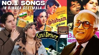 The Past of Indian Music Latinos React to No 1 Song in Binaca Geetmala from each year 19532000 [upl. by Lebar]