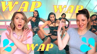 Cardi B  WAP feat Megan Thee Stallion Official Music Video  REACTION [upl. by Atekahs]