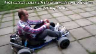 5000W Electric Go Kart From Romania [upl. by Asirac473]