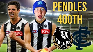 PLAYING IN SCOTT PENDLEBURY’S 400th GAME  AFL23 [upl. by Royd]