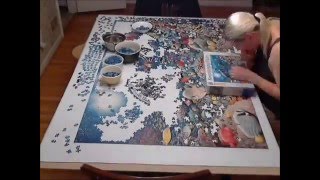 5000 piece Ravensburger Puzzle quotBeneath the Seaquot Time Lapse [upl. by Sherm]