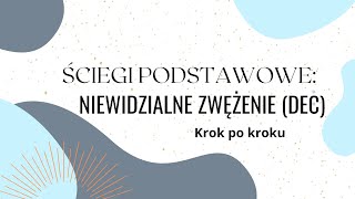 Ściegi szydełkowe niewidzialne zwężenie invisible decrease  dec [upl. by Lolanthe]