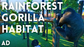 Making a Gorilla Habitat in Planet Zoo Console Edition [upl. by Sheelah]