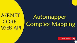 ASPNET Core WEB API  30Automapper Complex Mapping in ASPNET Core Web API in Telugu [upl. by Romine]