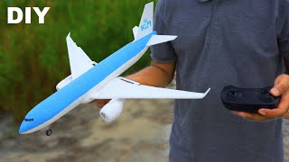 Build and Fly Boeing B777200 KLM simple RC plane [upl. by Jordon]