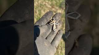 Sterling silver lining in the park metaldetecting [upl. by Sices4]