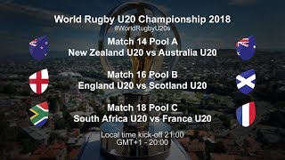 World Rugby U20 Championship Day 3  England U20 v Scotland U20 [upl. by Yerahcaz939]