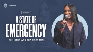 A State of Emergency  Minister Andrea Crayton [upl. by Delphine]