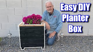 Modern DIY Raised Planter Box [upl. by Fritts968]