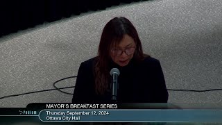 Mayors Breakfast Series  Maude MarquisBissonnette  Rogers tv [upl. by Buffum153]