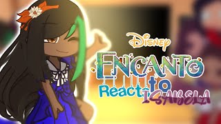 🪔 ENCANTO 🍵 Reacts to ISABELA TikToks  ENCANTO REACTION ⚡  Silent Bellaa roadto9k [upl. by Sanjiv]