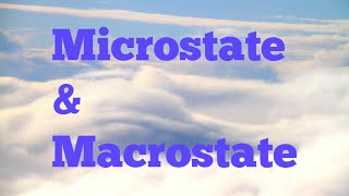 microstate and macrostate l statistical mechanics in hindi [upl. by Nivra487]