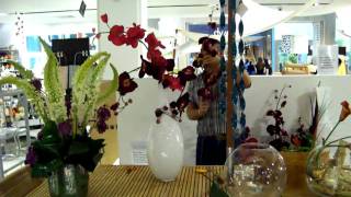 Flower arranging demonstration at Habitat by Galton Flowers  2 of 2 [upl. by Okiek]