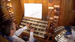 GF Haendel  Sarabande  Frédéric DESCHAMPS au grand orgue de la cathédrale dAlbi [upl. by Enirbas]