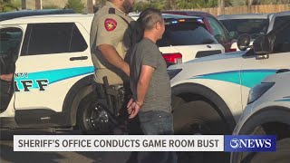 Sheriffs office conducts game room bust Tuesday [upl. by Ueih518]