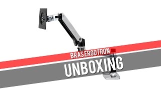 Présentation  Déballage Unboxing  Ergotron LX 45241026 bras pour écran [upl. by Anuhsal]