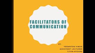 Facilitators of communication [upl. by Jacey]