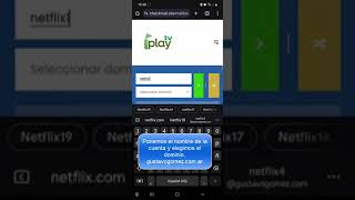 Gestion de Cuenta  IplayTV  bot de códigos [upl. by Hayyim553]