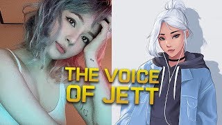 THE VOICE OF JETT IRL VALORANT VOICE ACTRESS  ArrumieShannon [upl. by Rehpotsihc]