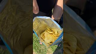 challenge pringles chips gukafamilyshow funny [upl. by Ahsiema]