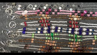 Creating a Classy Beaded LanyardID Holder Tutorial  Jewelry Making [upl. by Conger741]