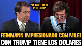 FEINMANN FASCINADO CON EL PLAN DE MILEI CON TRUMP PRESIDENTE [upl. by Hurlow]