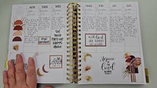 Prayerful Planner Aug flip thru and WINNER [upl. by Eibocaj]