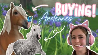 BUYING NEW ARDENNES horses in Star Stable And doing Path of Terra sso✨🐴🌱 [upl. by Nylrad]