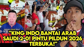 COME BACK IS REAL GILA INDONESIA SAUDI ARABIA TEAM PIALA DUNIA PUN DIBANTAI🇲🇾Reaction [upl. by Horace]