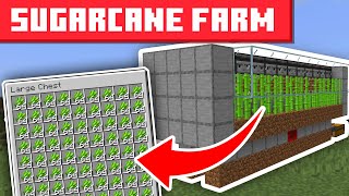 Minecraft Sugar Cane Farm 121  EASY DESIGN [upl. by Eniretak708]