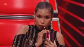 William Jennifer Hudson y Tom Jones improvisan en THE VOICE UK 2017 [upl. by Dinnage212]