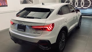 Nuevo Audi Q3 Sportback 35 TFSI con RINES extra 19” Blanco Glaciar MY23 [upl. by Seko]