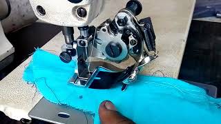 Ruffler Attachment Single Needle Lock Stitch Machine [upl. by Gonzalo]