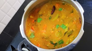 സാംബാർ ഉണ്ടാക്കാൻ എത്ര എളുപ്പം  Easy Sambar In cooker Anus Kitchen [upl. by Asiralc203]