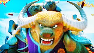 Bull Chase Scene  KUNG FU PANDA 4 2024 Movie CLIP HD [upl. by Oos]