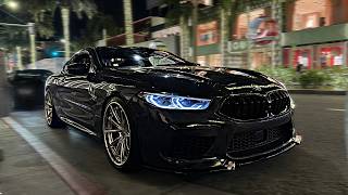 Terrorizing Rodeo Drive in Downpiped M8 comp [upl. by Morse468]