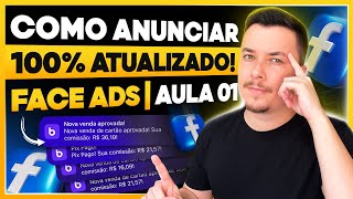 ATUALIZOU TUDO  2024 COMO FAZER ANÚNCIO NO METAFACEBOOK ADS – AULA 01 TRÁFEGO PAGO [upl. by Aietal]